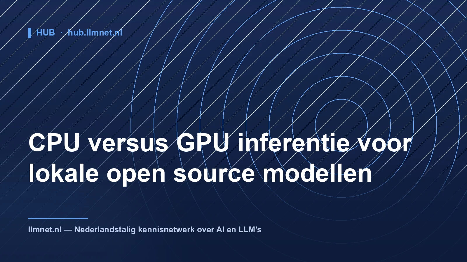 CPU vs GPU Inferentie voor Lokale Modellen