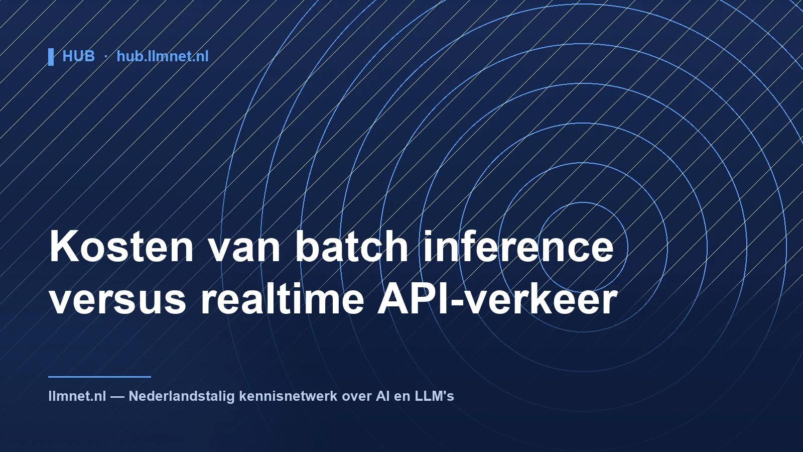 Batch inference versus realtime API: de kosten