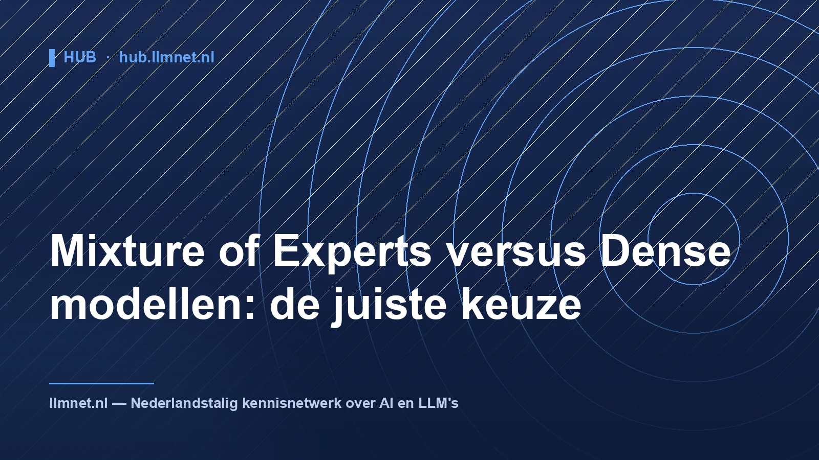 Illustratie: MoE versus Dense Modellen: de Juiste Architectuurkeuze