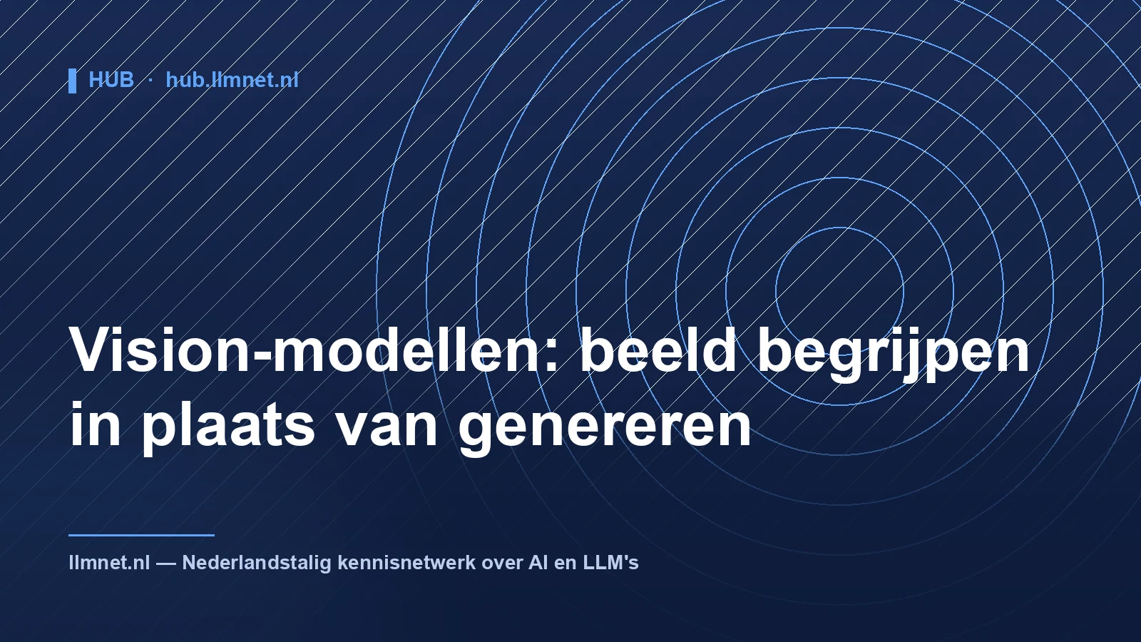 Vision-modellen: beeld begrijpen in plaats van genereren